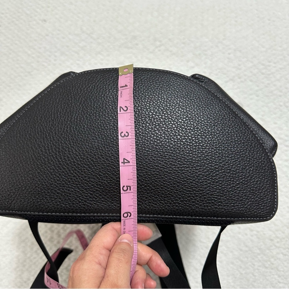 NWT Coach Warner Laptop Black Pebbled Leather Backpack Silver Hardware CW210 - Picture 8 of 14